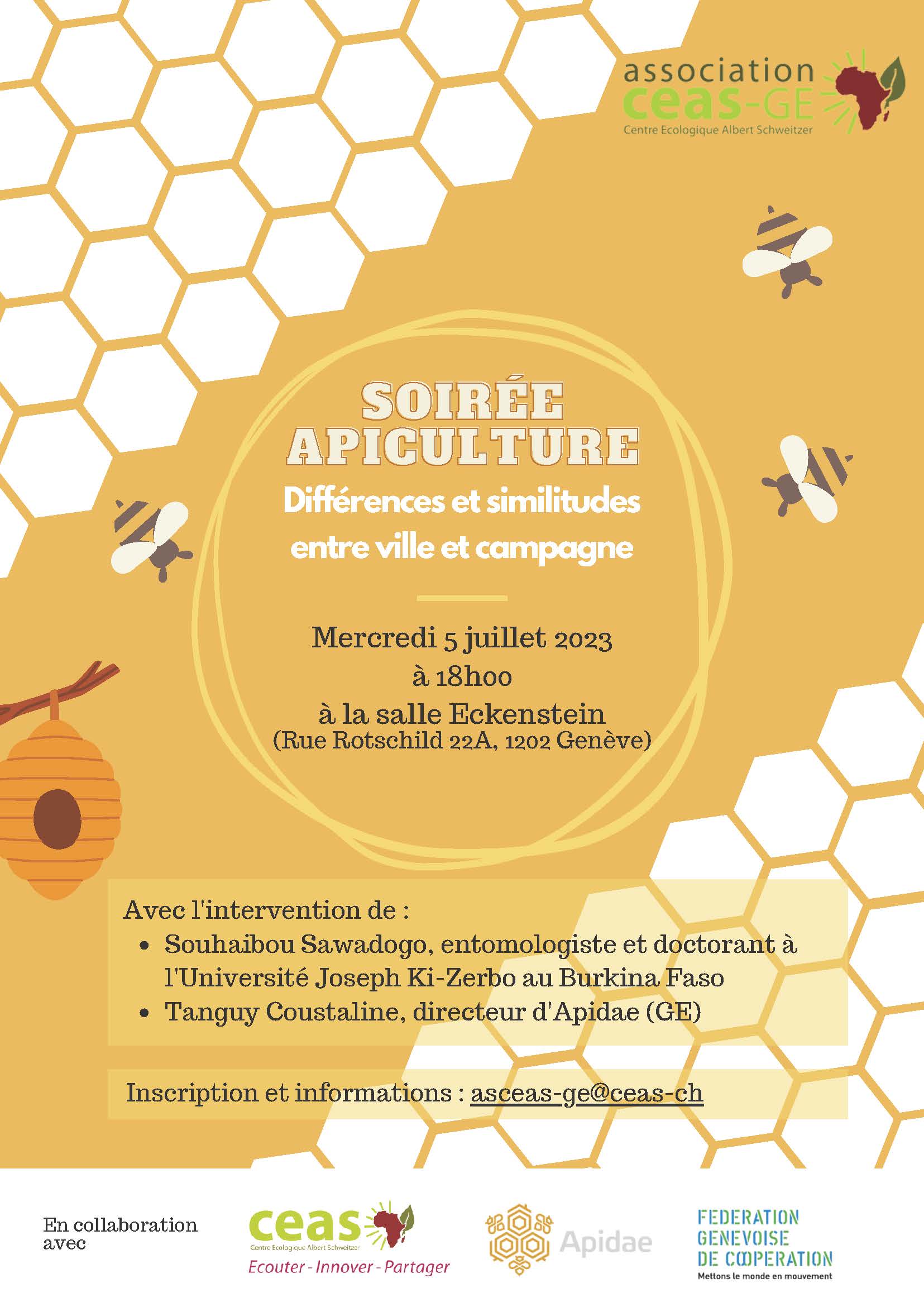 Soirée apiculture ASCEAS Genève